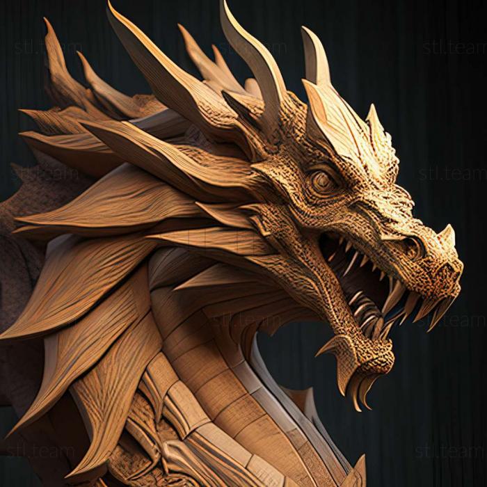 3D model dragon 3d model (STL)